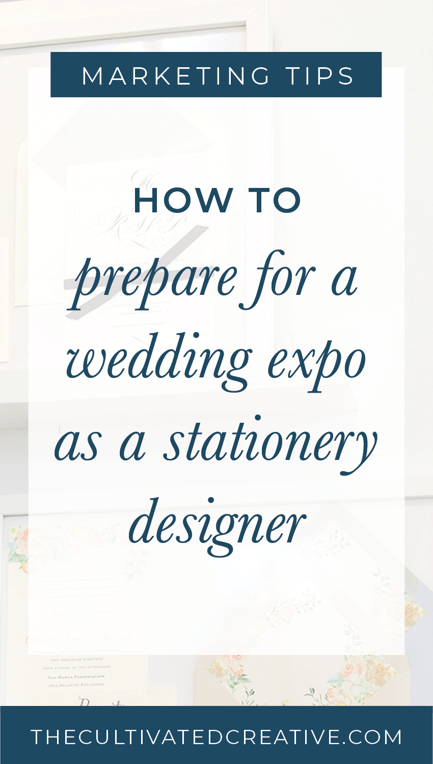 wedding expos for stationery designers