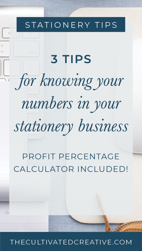 Does the thought of money scare you? Here are 3 tips for knowing your numbers in your stationery business and how you can set your business up for success!