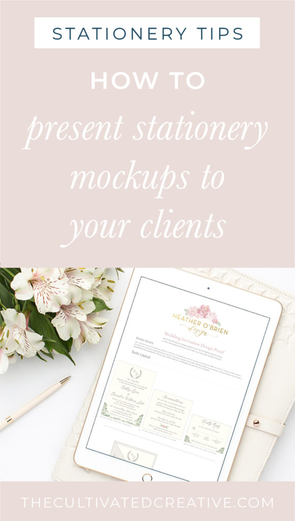 Struggling with your invitation proofing process? See how to present your stationery mock ups to wow your clients and what systems I use to do it!