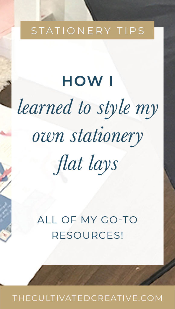 How I learned to style and photograph my own stationery flat lays | what props I use for my stationery pictures