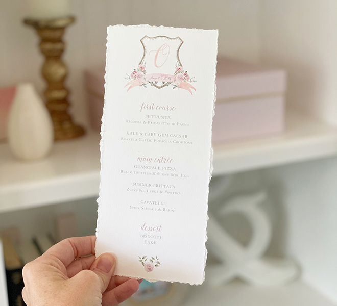 how to hand deckle wedding invitations or stationery, my step by step process!
