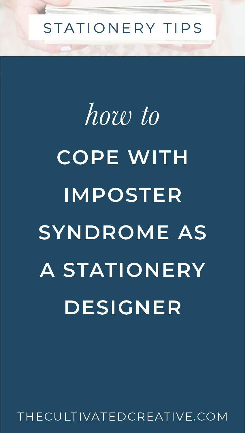 Coping with imposter syndrome as a stationer. How to identify it and be ok with it