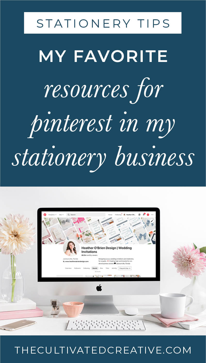 My favorite resources for Pinterest in my stationery business | A must have marketing tool for stationers