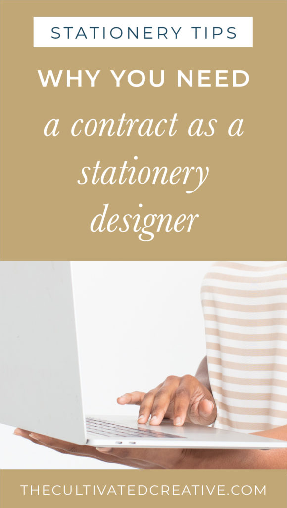 why you need a contract as a stationery designer