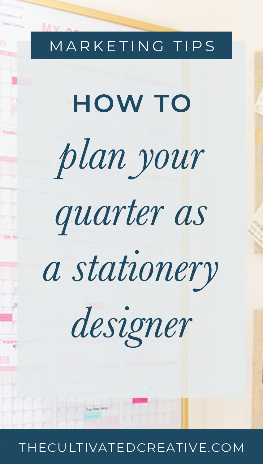 planning out your quarter as a stationer