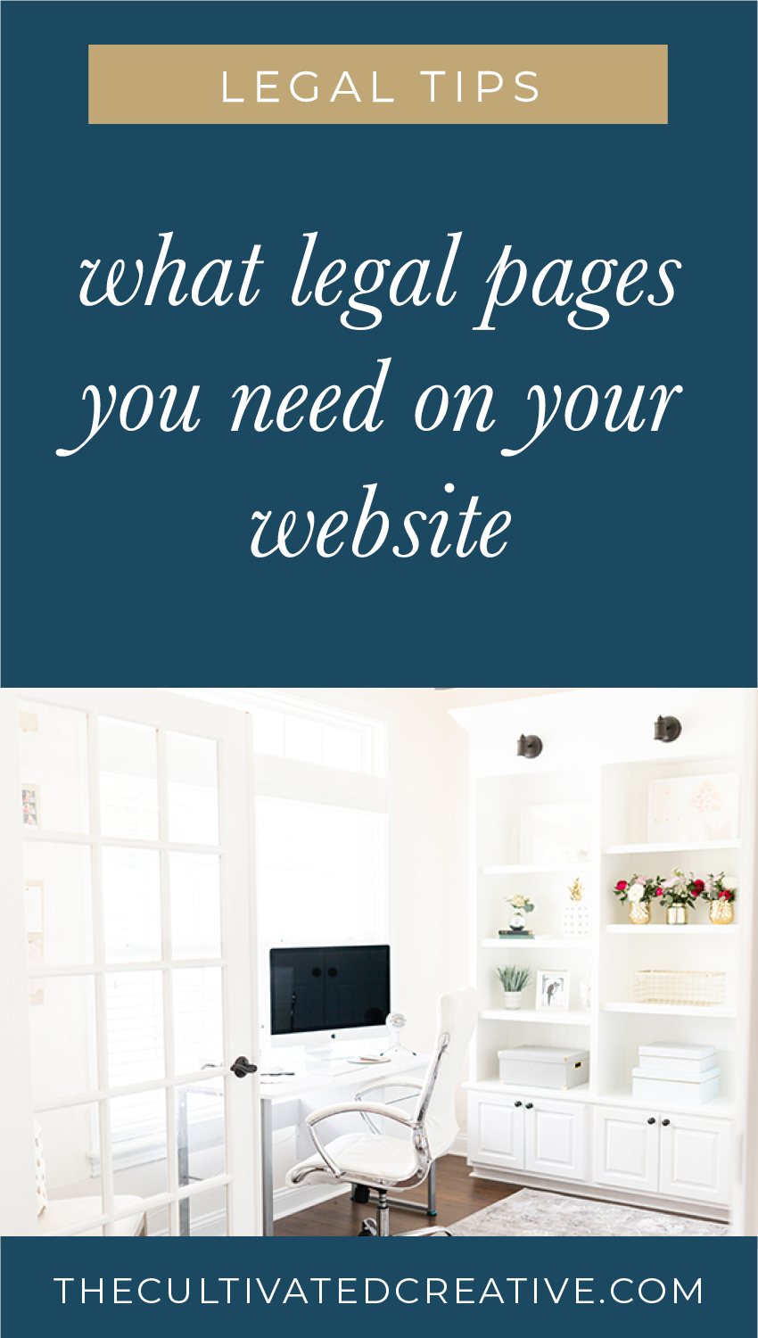 what you need for legal on your website